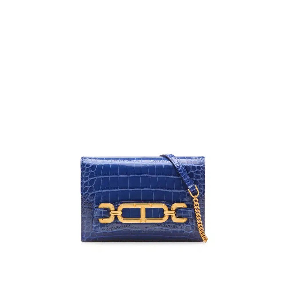 Tom Ford o1loc1c0425 S0457 Size: OS / Croc Embossed Mini Shoulder Bag Size ONE SIZE - 1 Thumbnail