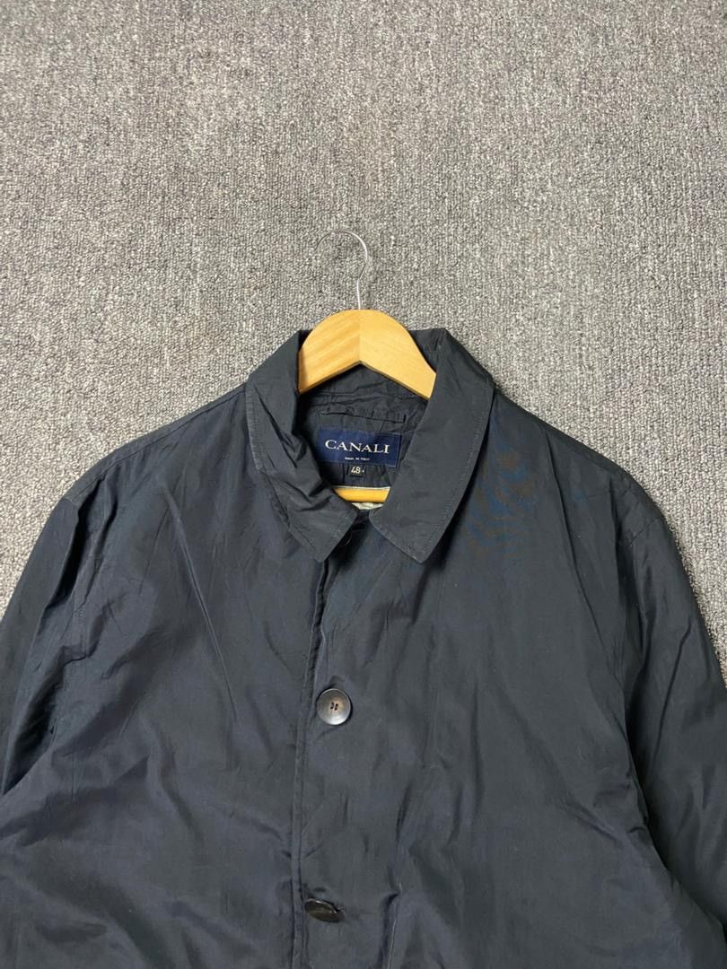 Canali Vintage CANALI Long Jacket with Front Pocket (205) Size US S / EU 44-46 / 1 - 11 Thumbnail