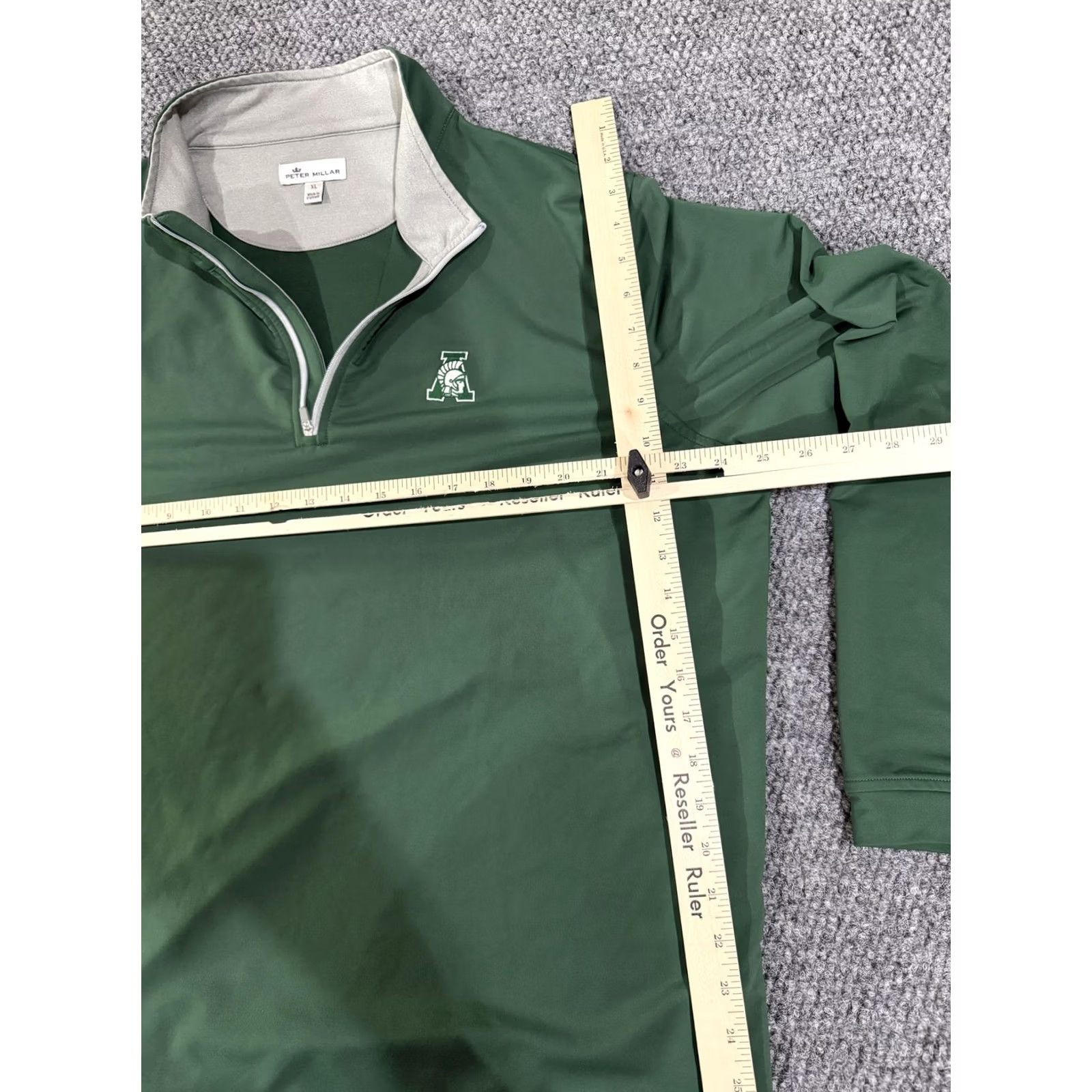Peter Millar Peter Millar Quarter Zip Pullover Mens XL Green Golf Lightweight Stretch Top Size US XL / EU 56 / 4 - 5 Thumbnail