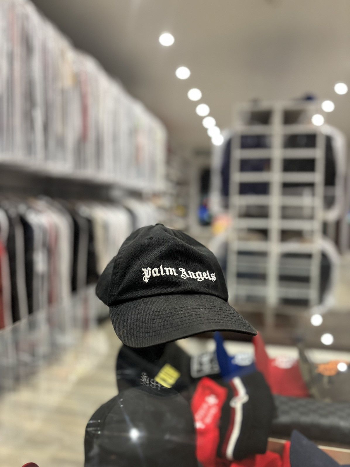 Palm Angels Palm Angels Classic Logo Cap Black Size ONE SIZE - 1 Thumbnail