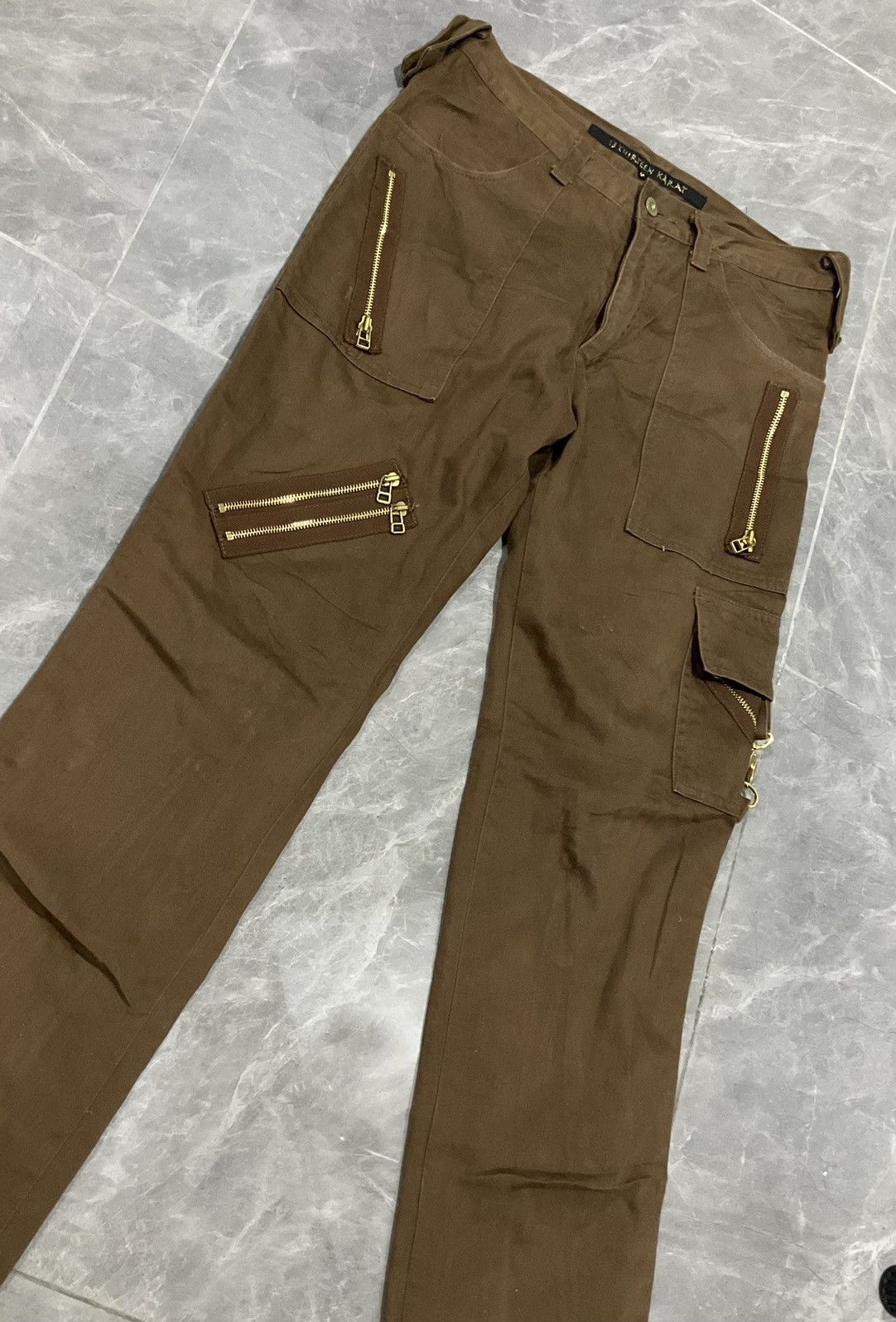 If Six Was Nine × Japanese Brand Jeans Zip Strap Straight Cut 13 Thirteen Karat Size US 31 - 6 Thumbnail