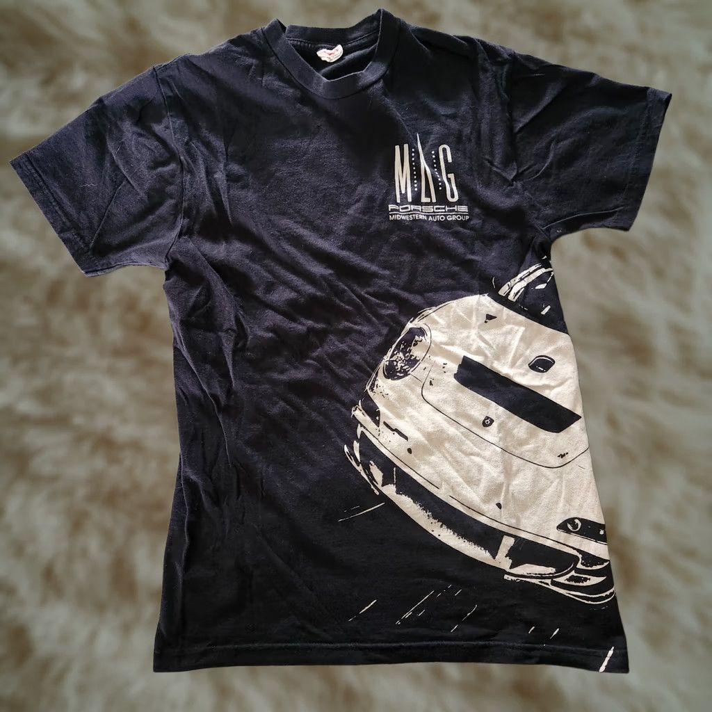 Hanes Porsche Road Course Racing Shirt Tee Small Wrap Around Print Putnam Park Size US S / EU 44-46 / 1 - 1 Thumbnail