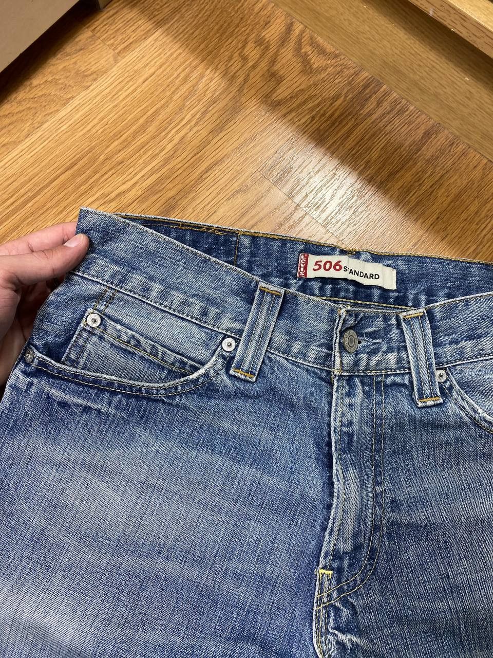 Japanese Brand × Levi's Gothicana Y2K Bondage Gothic Multipocket Cargo Shorts Size US 31 - 14 Thumbnail