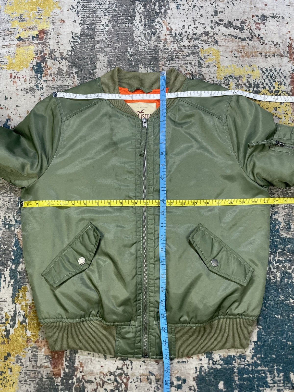 Hollister Hollister Ma-1 Flight Bomber Jacket Size US M / EU 48-50 / 2 - 11 Thumbnail
