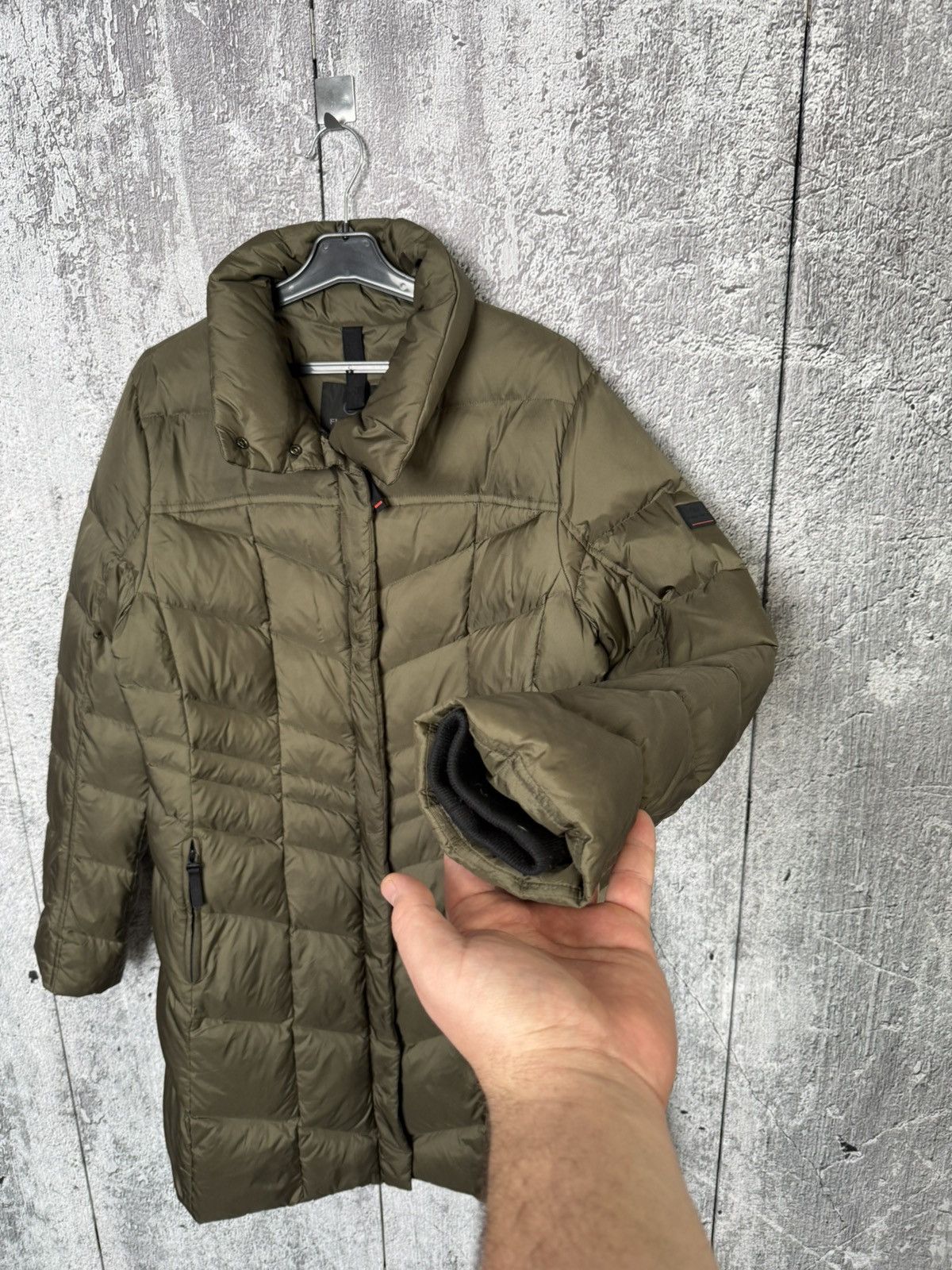 Bogner Bogner Fire + Ice Down Coat Women’s Khaki Puffer Jacket Size XL / US 12-14 / IT 48-50 - 10 Thumbnail
