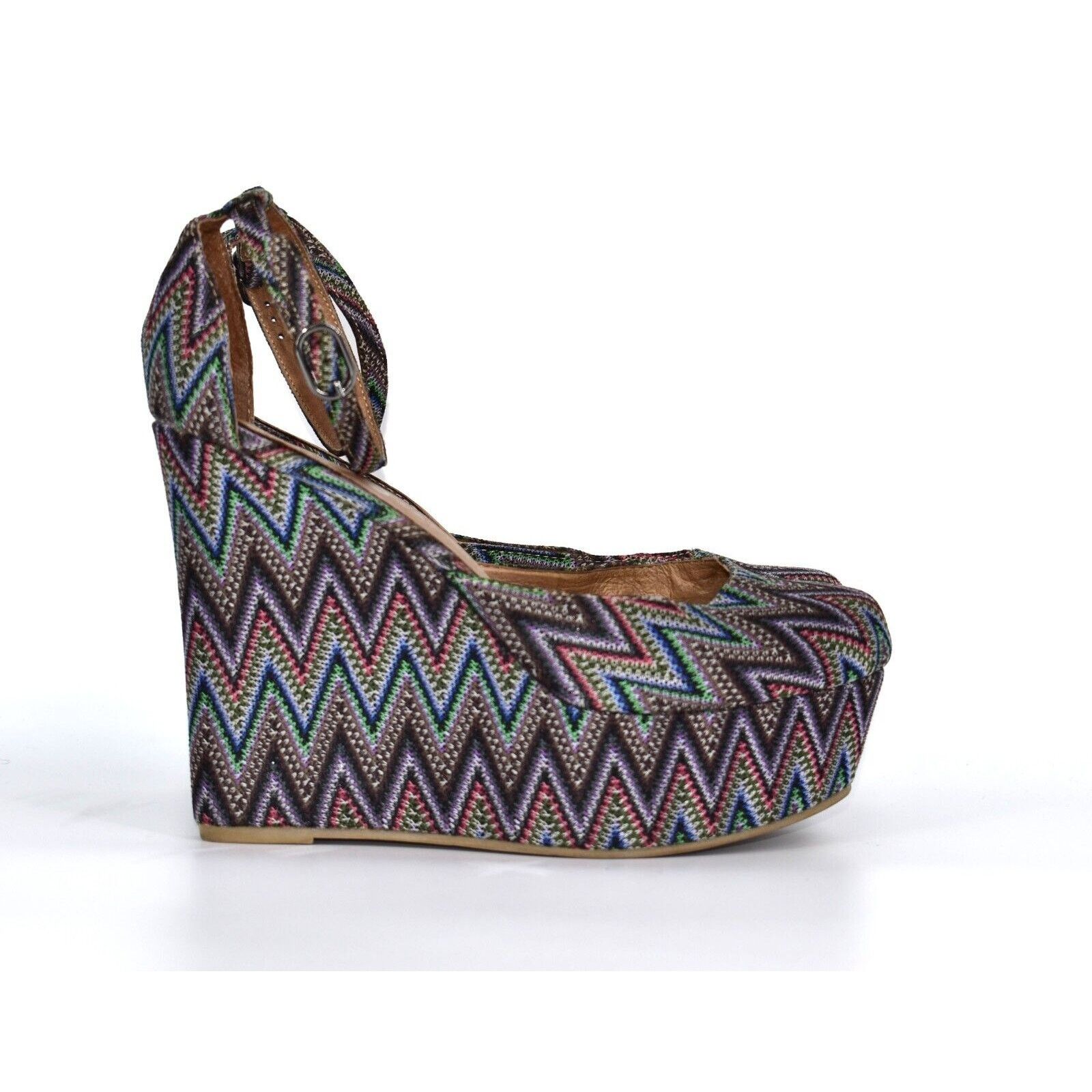 Jeffrey Campbell A4 JEFFREY CAMPBELL Bette Multicolor Platform Shoes Size 9.5 Size US 9.5 / IT 39.5 - 2 Thumbnail
