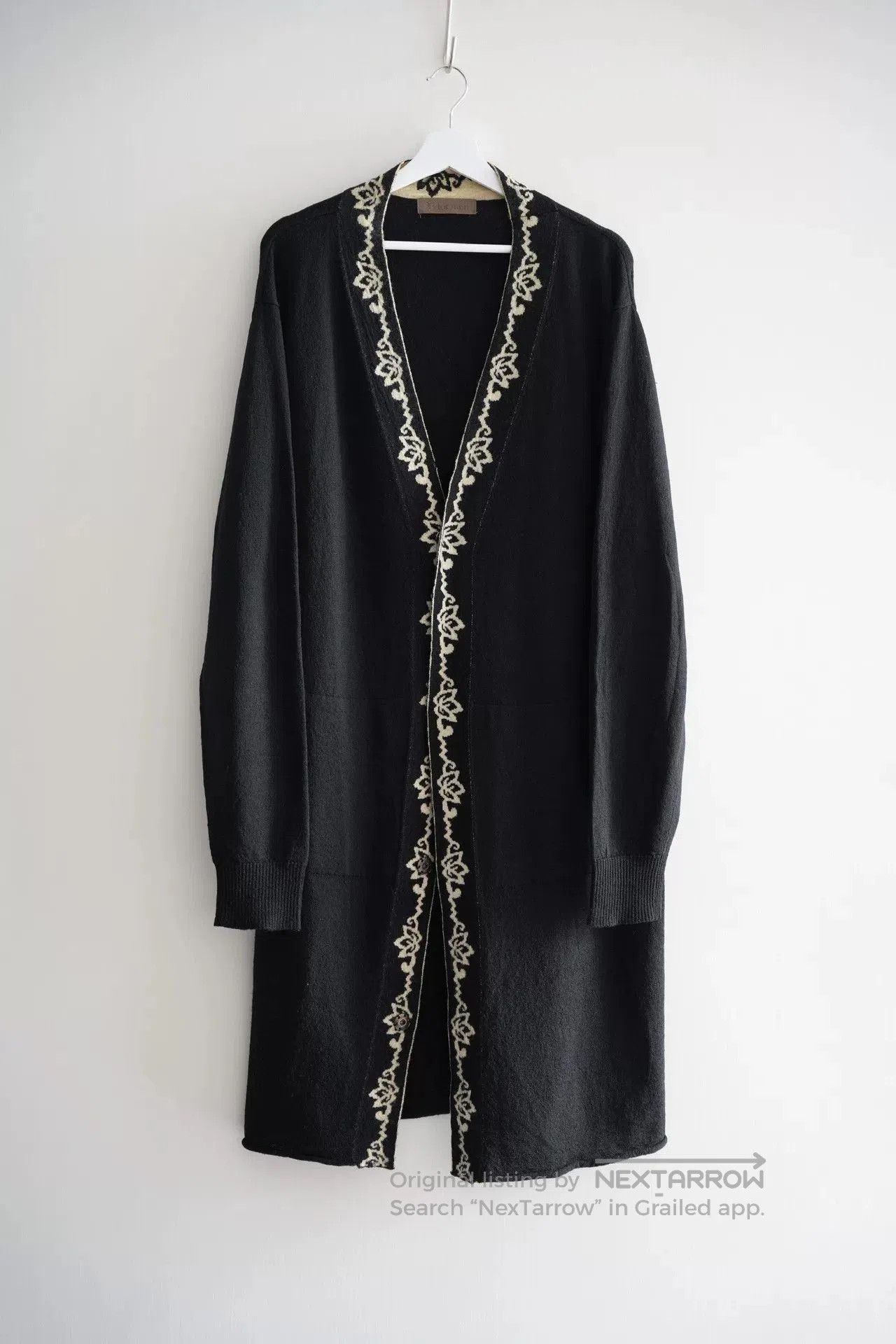 Yohji Yamamoto Yohji Yamamoto Black Wool Cardigan. Size US M / EU 48-50 / 2 - 1 Thumbnail
