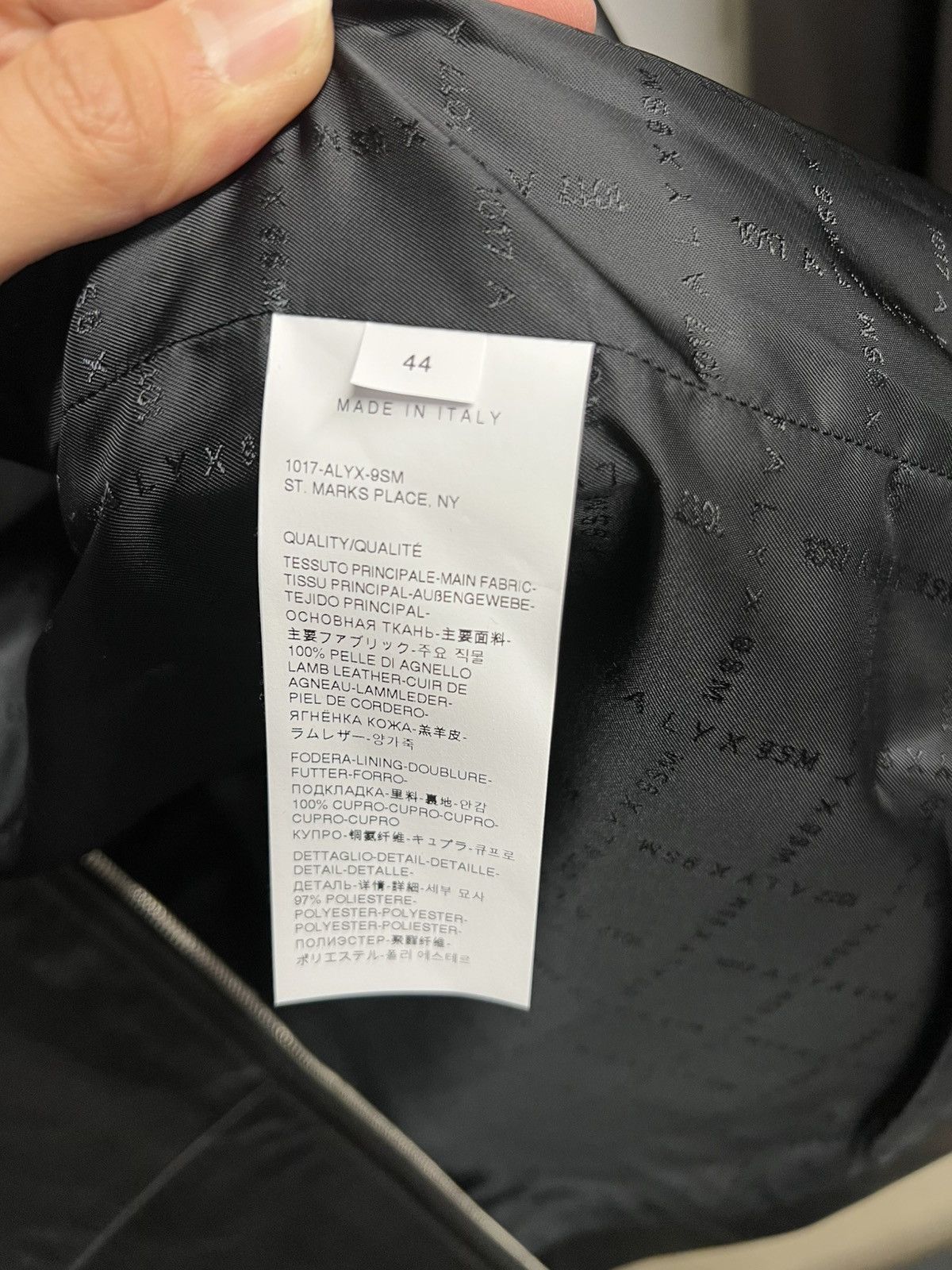 1017 ALYX 9SM × MMW Alyx Double Zip Leather Shirt Size US S / EU 44-46 / 1 - 9 Thumbnail