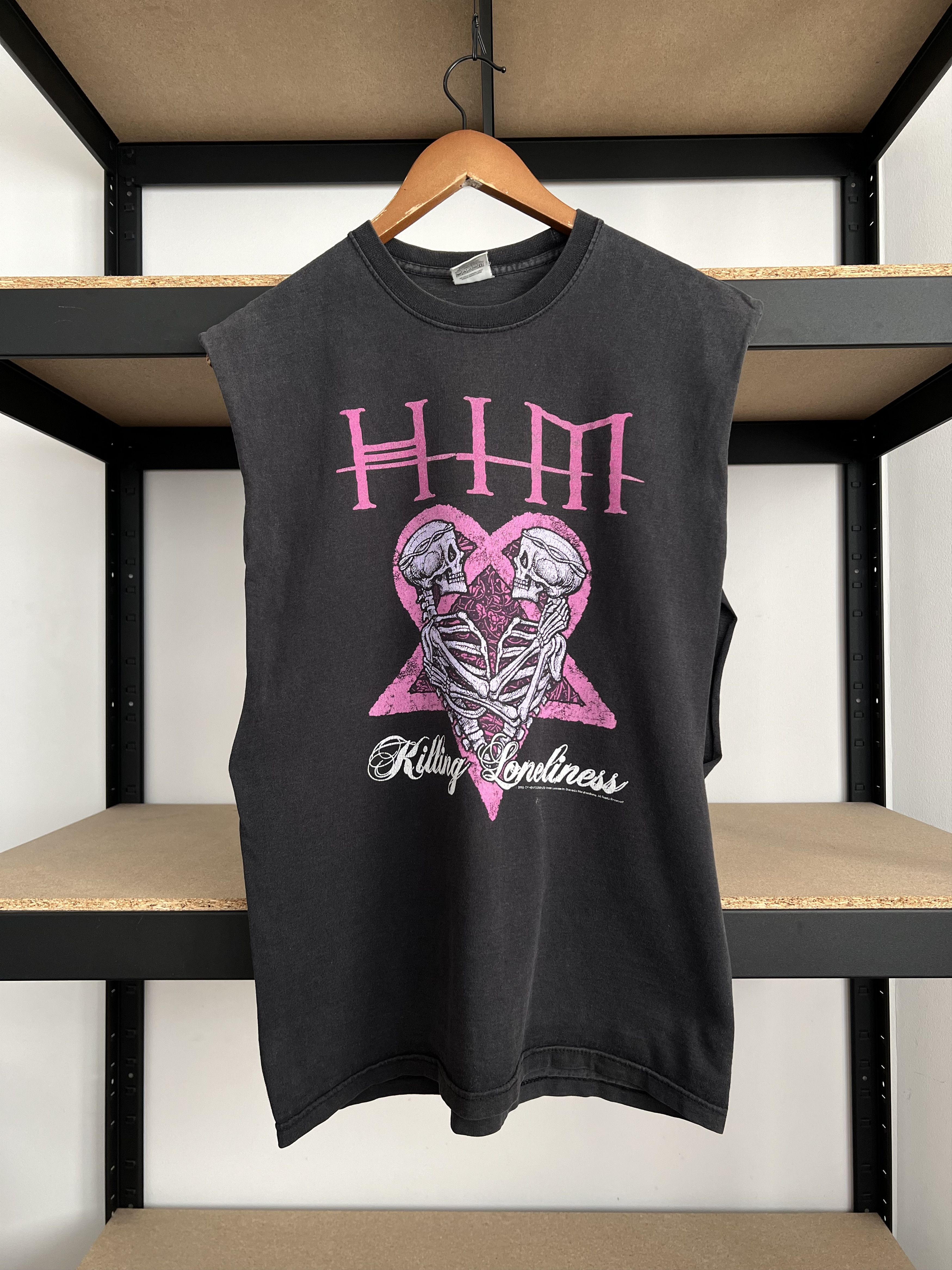 Band Tees Vintage 2005 HIM Killing Loneliness Glam Rock T-shirt Size US S / EU 44-46 / 1 - 3 Thumbnail