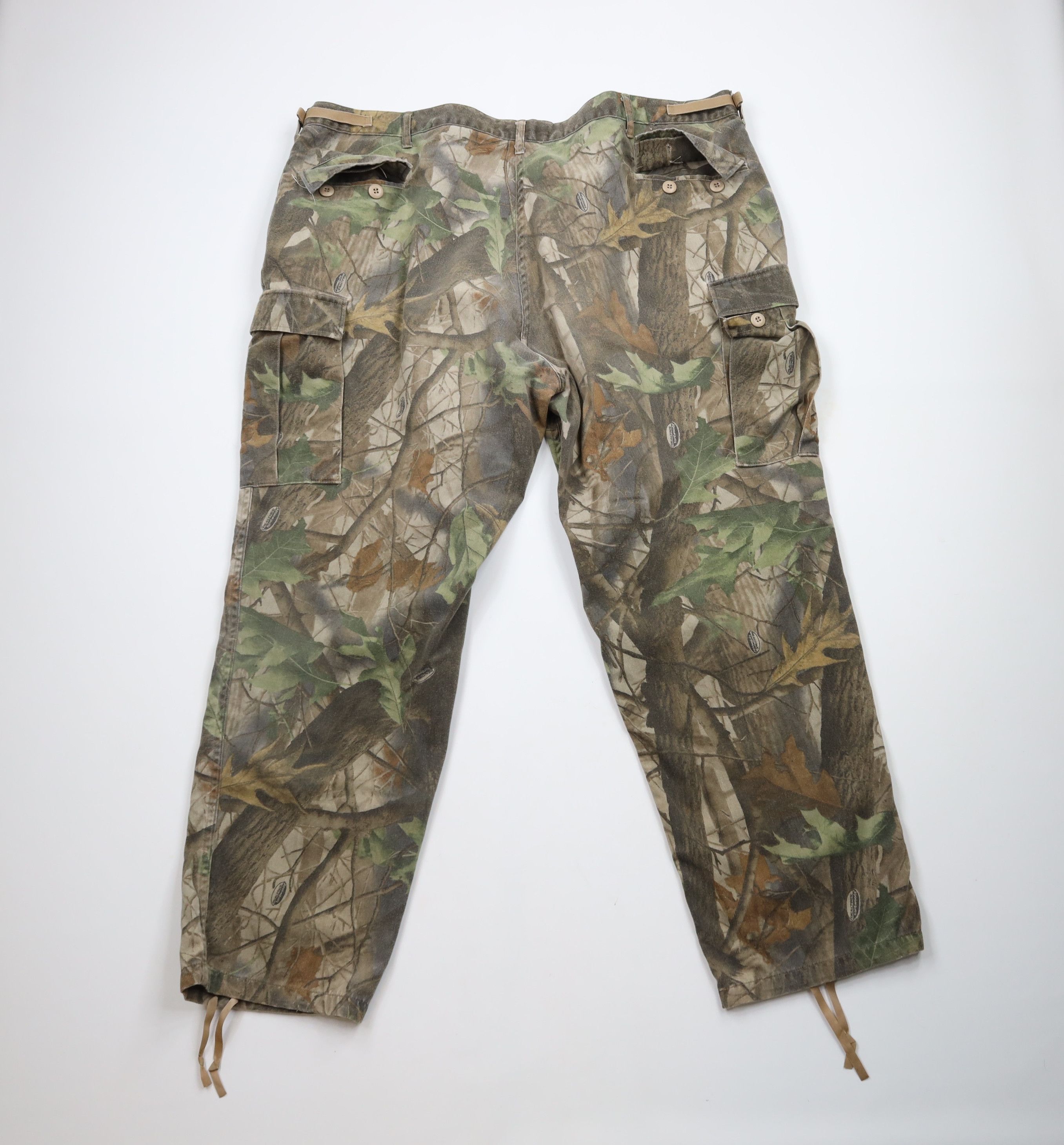 Cabelas × Vintage Vintage 90s Cabelas Realtree Camouflage Wide Leg Cargo Pants Size US 42 / EU 58 - 8 Thumbnail