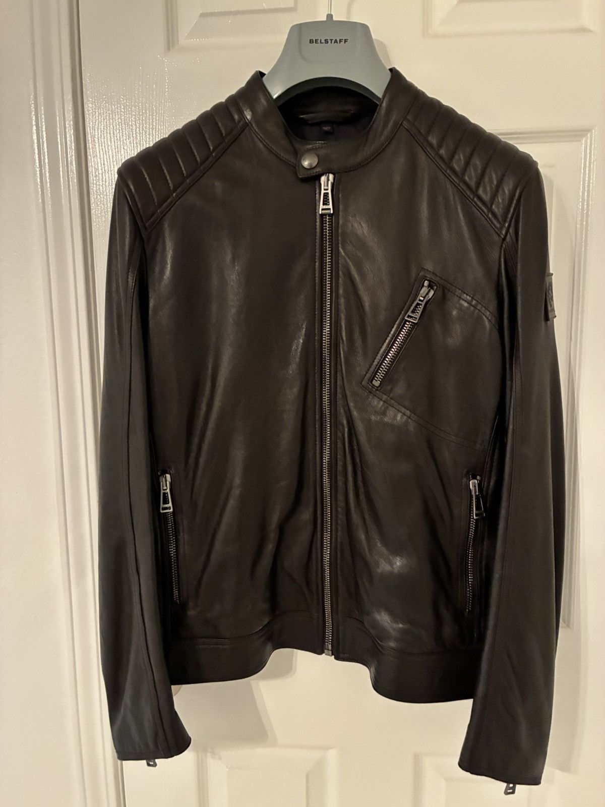 Belstaff Belstaff V Racer Leather Jacket Brown New Size US L / EU 52-54 / 3 - 1 Thumbnail