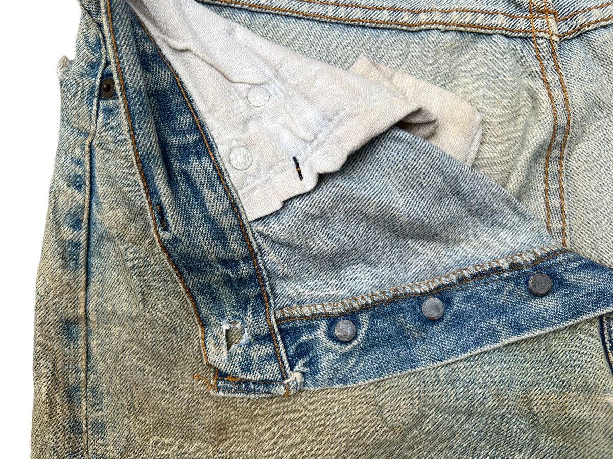 Levi's Vintage Clothing Vintage 80s Levi’s 501 Selvedge Distressed Denim Jeans 32x31 Size US 32 / EU 48 - 11 Thumbnail