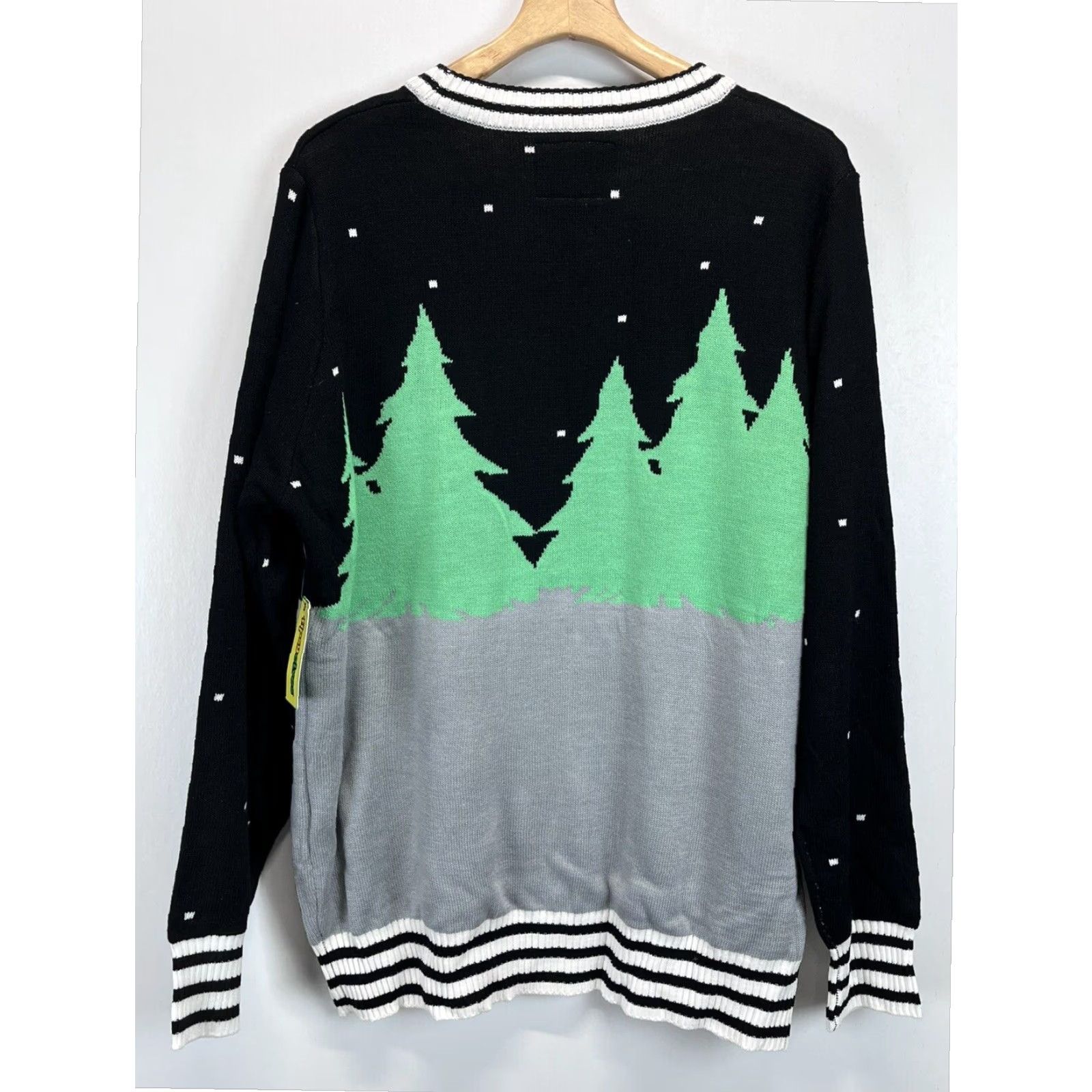 X-LARGE Tipsy Elves Mens Christmas Sweater X-Large Multicolor Naughty Snowman Pullover Size US XL / EU 56 / 4 - 2 Thumbnail