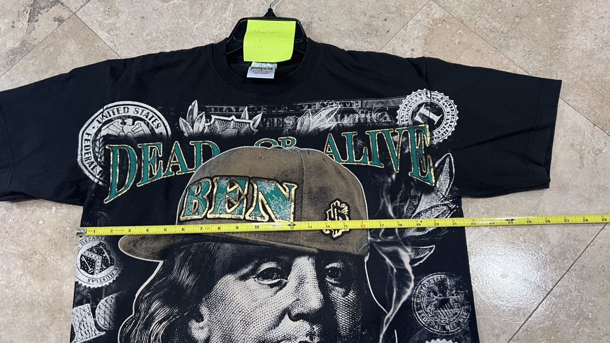 Vintage ‘00 Benjamin Franklin “Dead and Alive/ Wanted” Size Large Size US L / EU 52-54 / 3 - 6 Thumbnail
