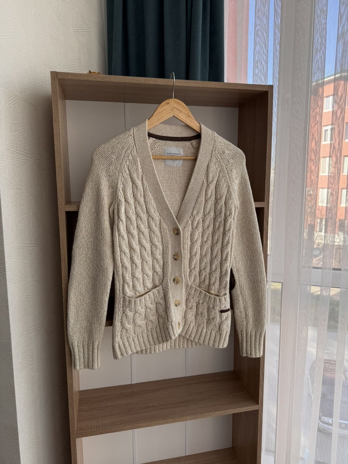Peak Performance × Vintage Vintage Peak Performance W’ Sweden Wool Cable Knit Cardigan Size XS / US 0-2 / IT 36-38 - 1 Thumbnail