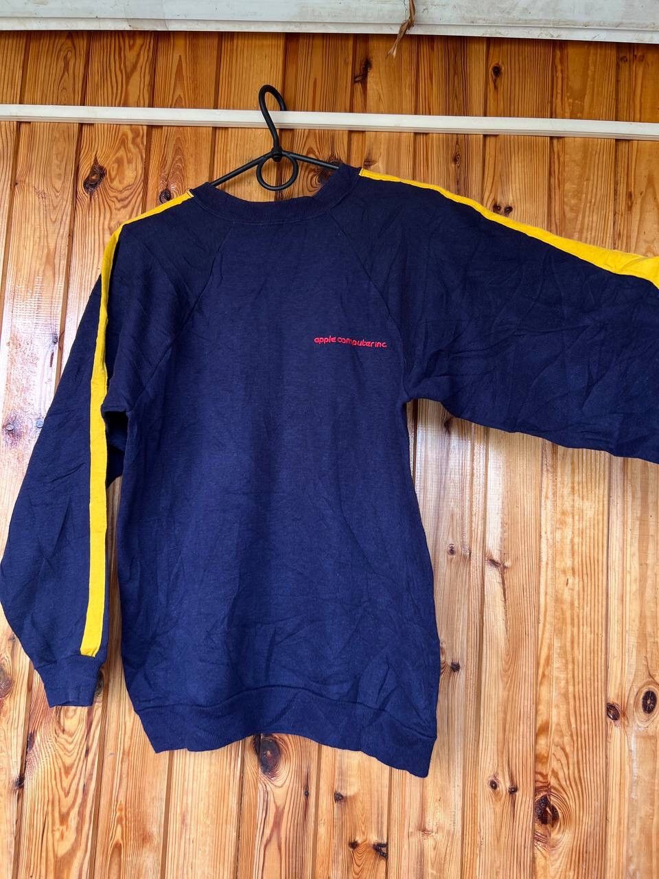 Apple × Vintage Vintage 80s Apple Computer Inc. Red Logo Boxy Sweatshirt USA Size US S / EU 44-46 / 1 - 7 Thumbnail