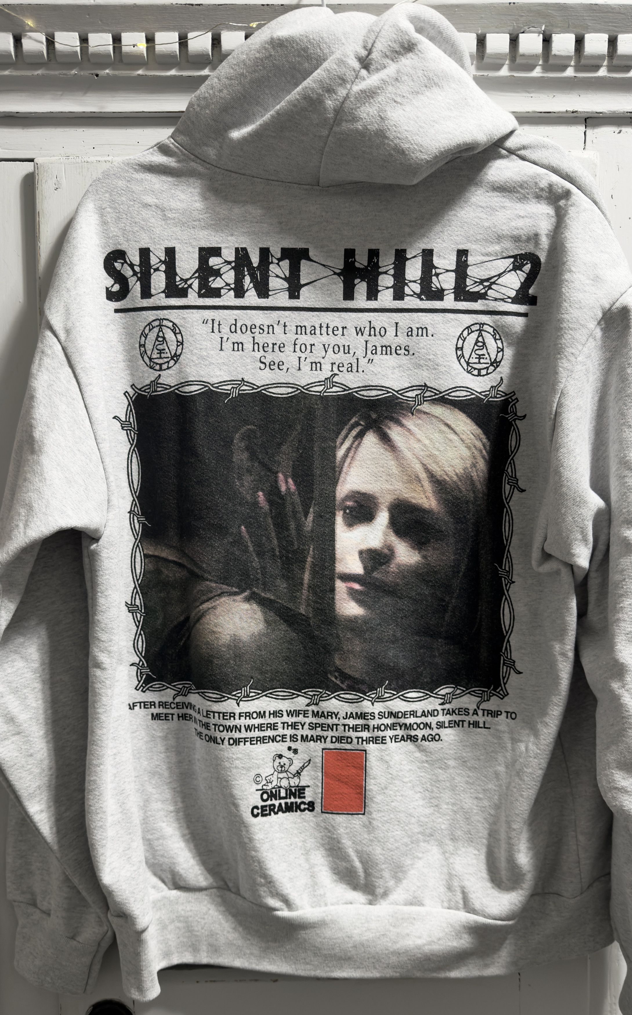 Online Ceramics Silent Hill 2 Embroidered Zip Up Fleece Hoodie Size US L / EU 52-54 / 3 - 2 Thumbnail