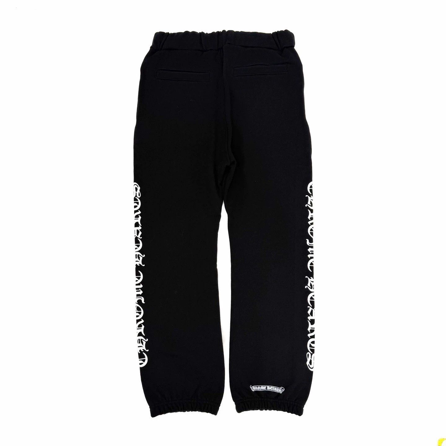 Chrome Hearts Chrome Hearts Black & White Logo Roller Sweatpants Size US 27 - 2 Thumbnail