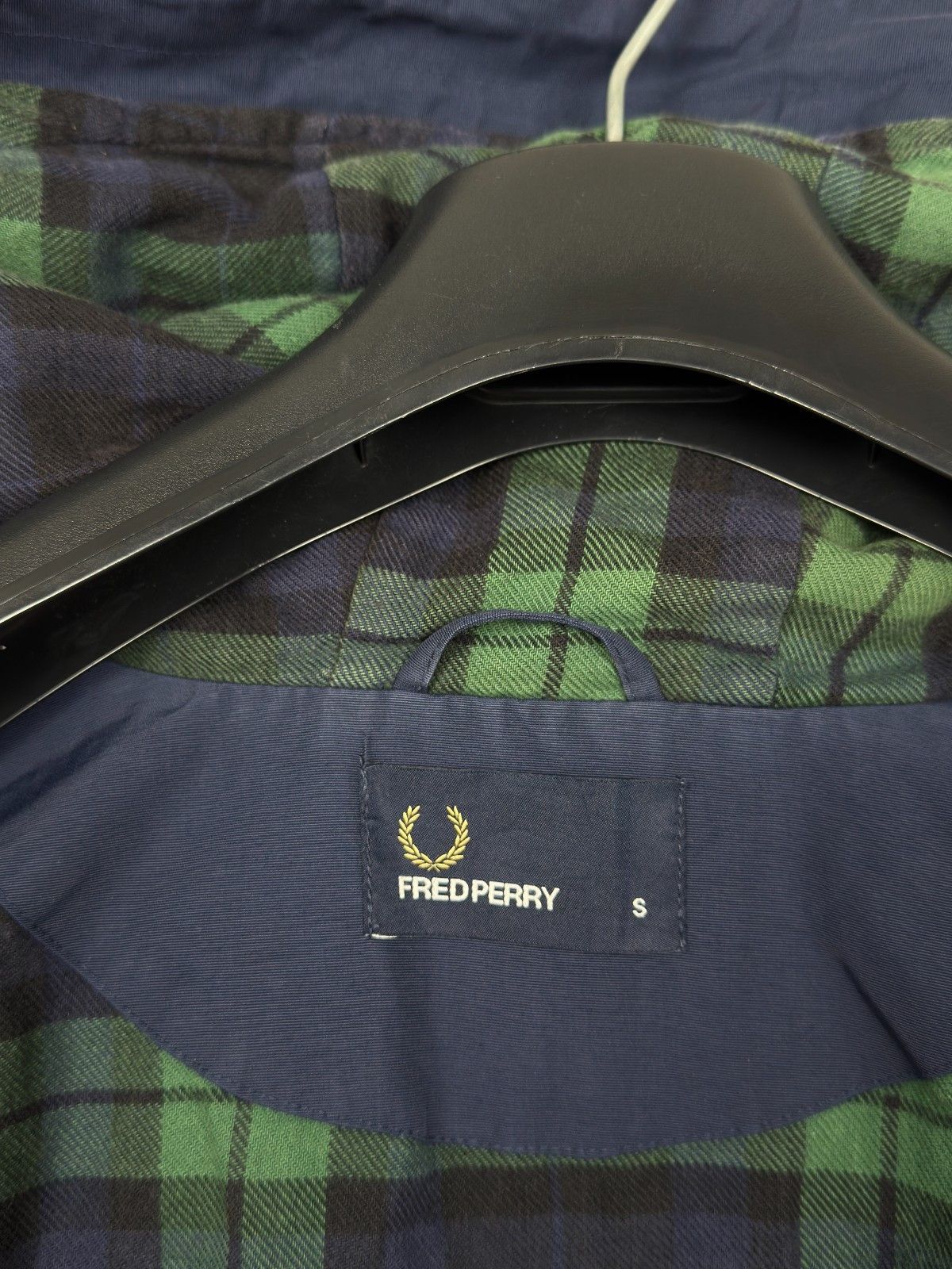 Fred Perry Fred Perry Jacket Mens Blue Parka Coat Casuals Size US S / EU 44-46 / 1 - 8 Thumbnail