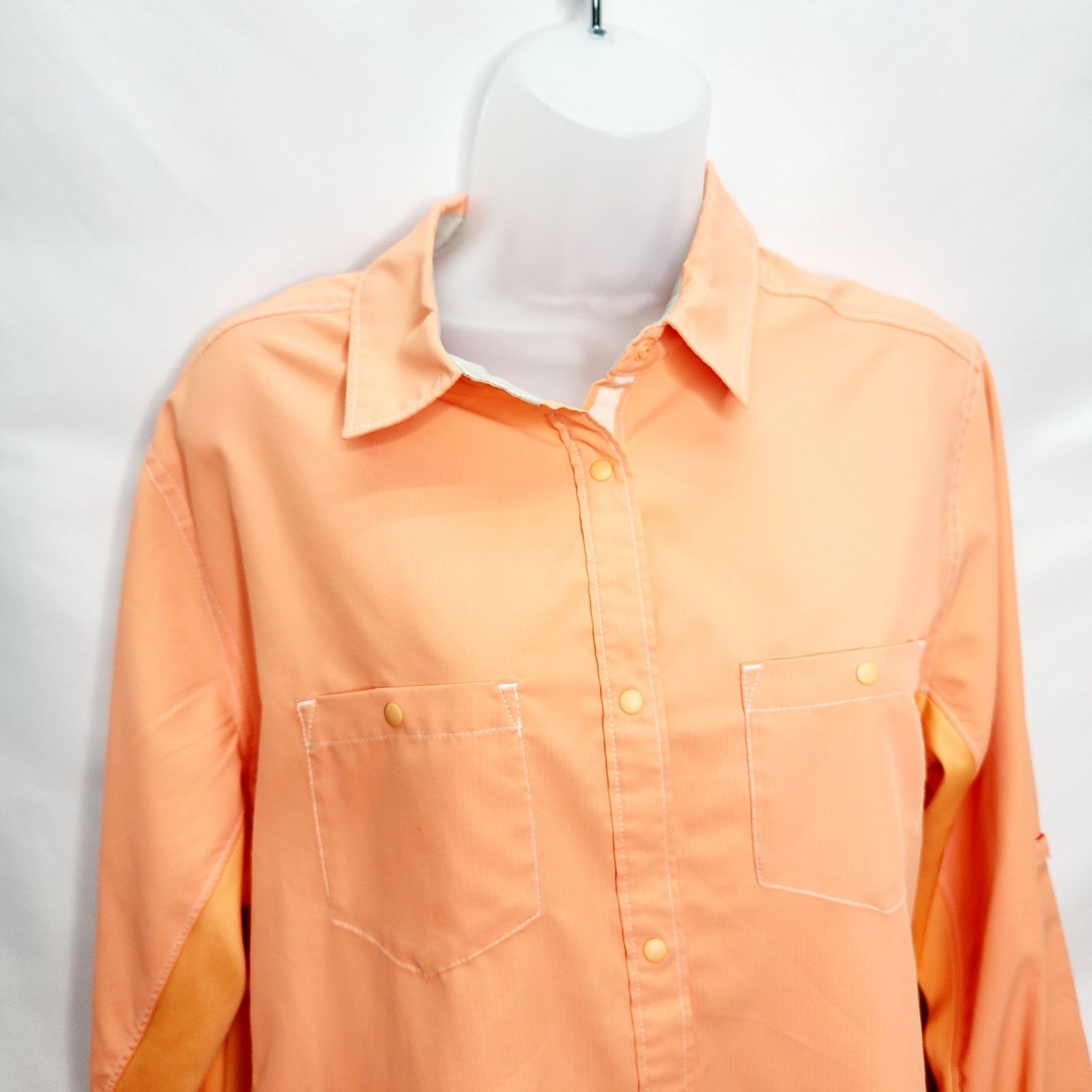 Patagonia Patagonia Patrol Shirt Peach Button Front Long Sleeve Size XL / US 12-14 / IT 48-50 - 4 Thumbnail