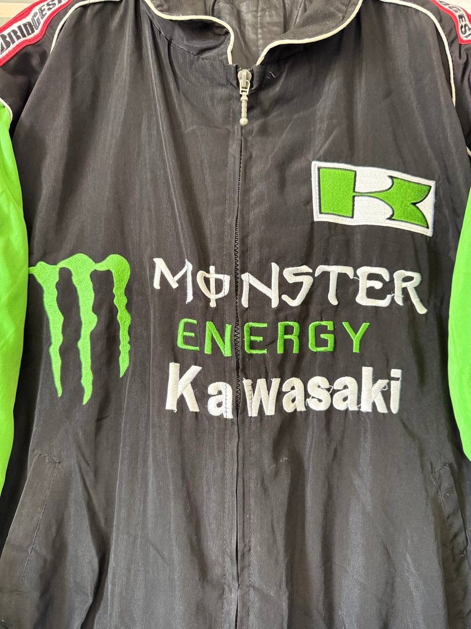 Vintage Vintage Kawasaki Bridgestone Monster Energy Racing Jacket Size US XL / EU 56 / 4 - 4 Thumbnail