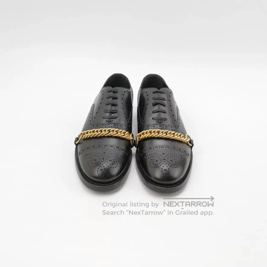 Burberry Burberry Men's Black Brogue Leather Shoes. Size US 7 / EU 40 - 3 Thumbnail