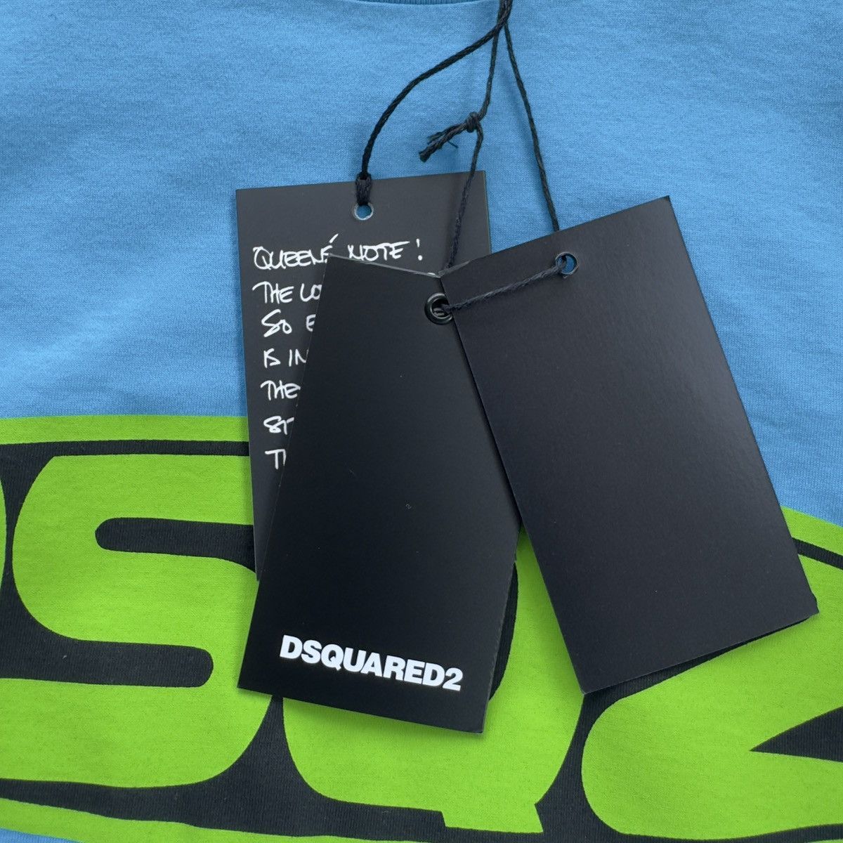 Dsquared2 New Dsquared2 Blue Logo T-shirt Size US L / EU 52-54 / 3 - 6 Thumbnail