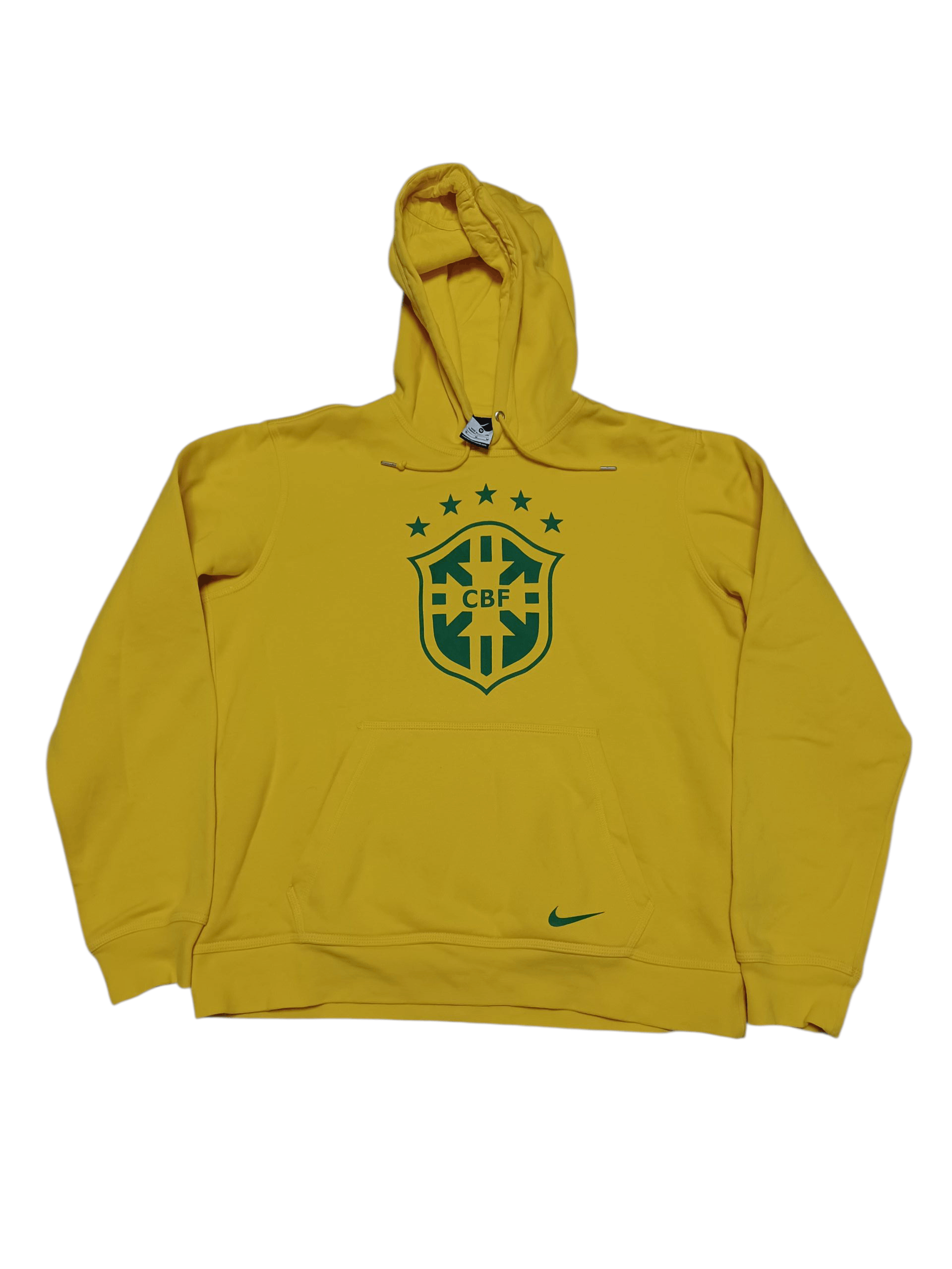 Nike NIKE BRASIL VINTAGE 2014 SOCCER HOODIE FOOTBALL Size US M / EU 48-50 / 2 - 1 Thumbnail