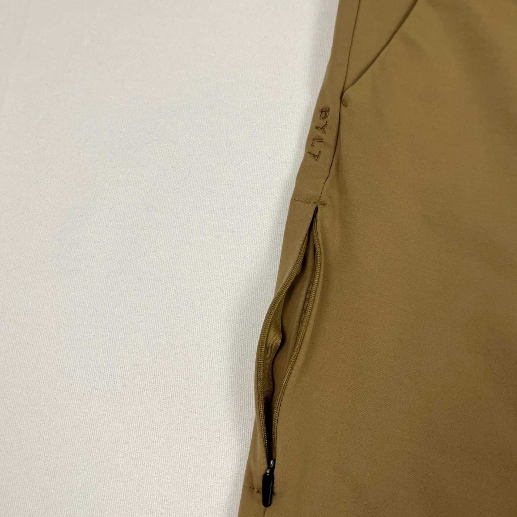Vintage BYLT Everyday Pants 2.0 Mens 30 x 30 Slim Fit Brown Chino Tapered Stretch Breathable 5-Pocket Zip Fly Button Casual Travel Size US 30 / EU 46 - 2 Thumbnail