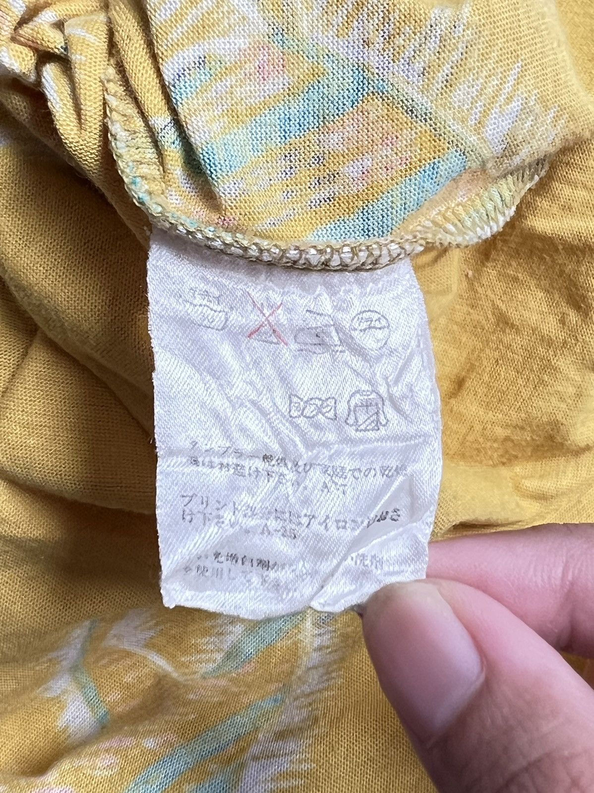 Issey Miyake ISSEY MIYAKE Yellow Tank Top Animal Print Size US XS / EU 42 / 0 - 12 Thumbnail
