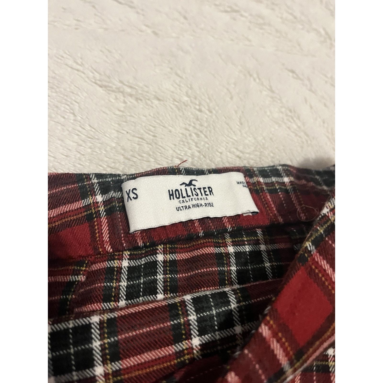 Hollister NWT Hollister Skirt Plaid Ultra Mini Size XS Extra Small Size 25" / US 0 / IT 36 - 3 Thumbnail