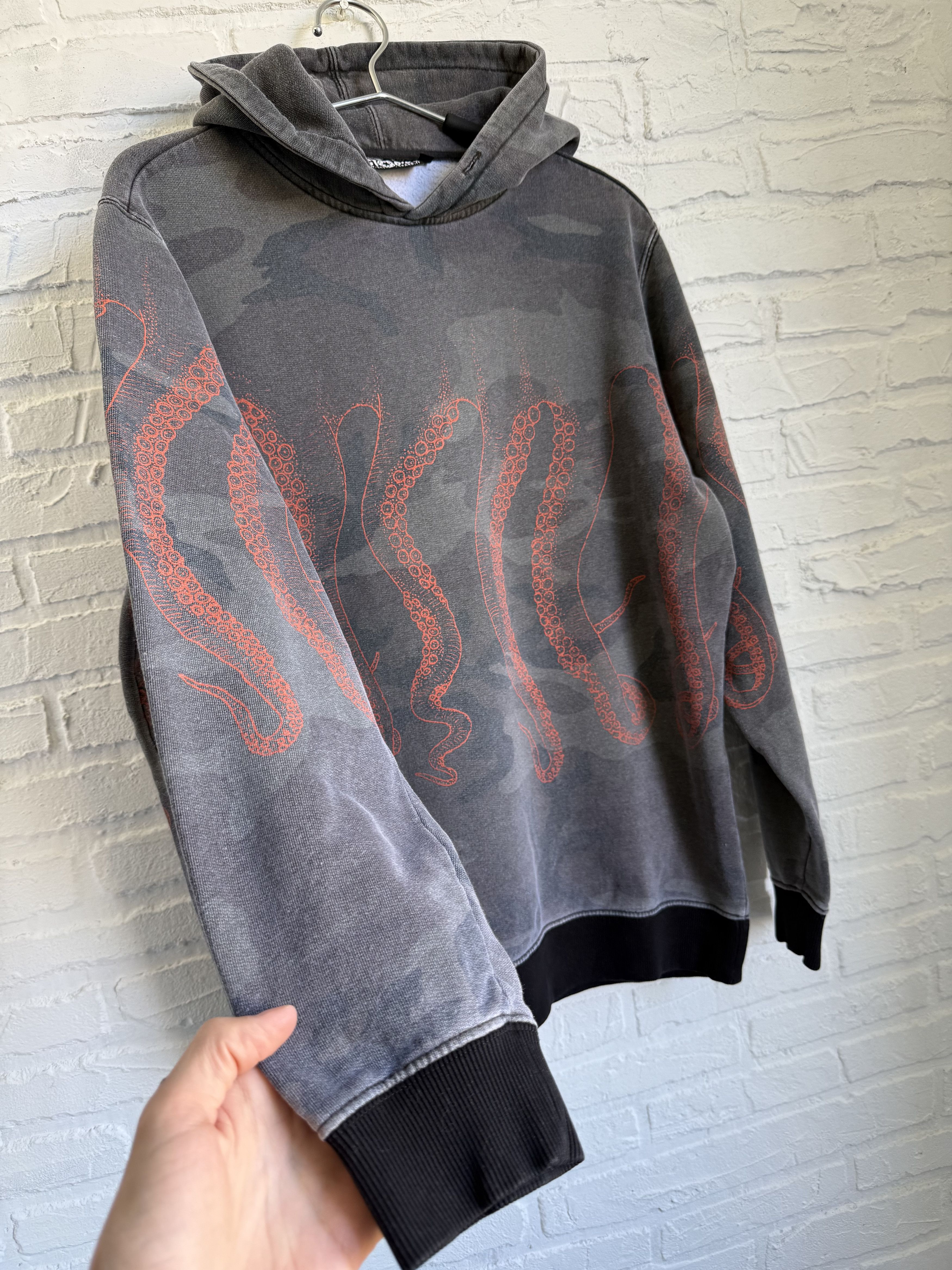Octopus Octopus Brand Tentacles Grey Camo hoodie y2k Size US M / EU 48-50 / 2 - 2 Thumbnail