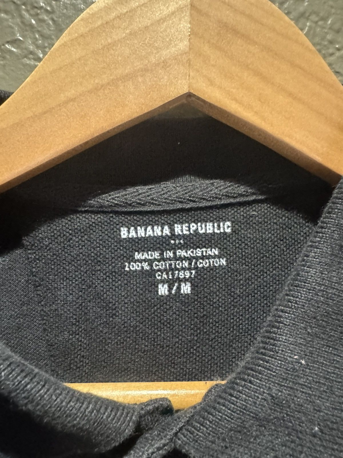 Banana Republic Banana Republic Polo Elephant Black White Medium Collard Tee Size US M / EU 48-50 / 2 - 3 Thumbnail