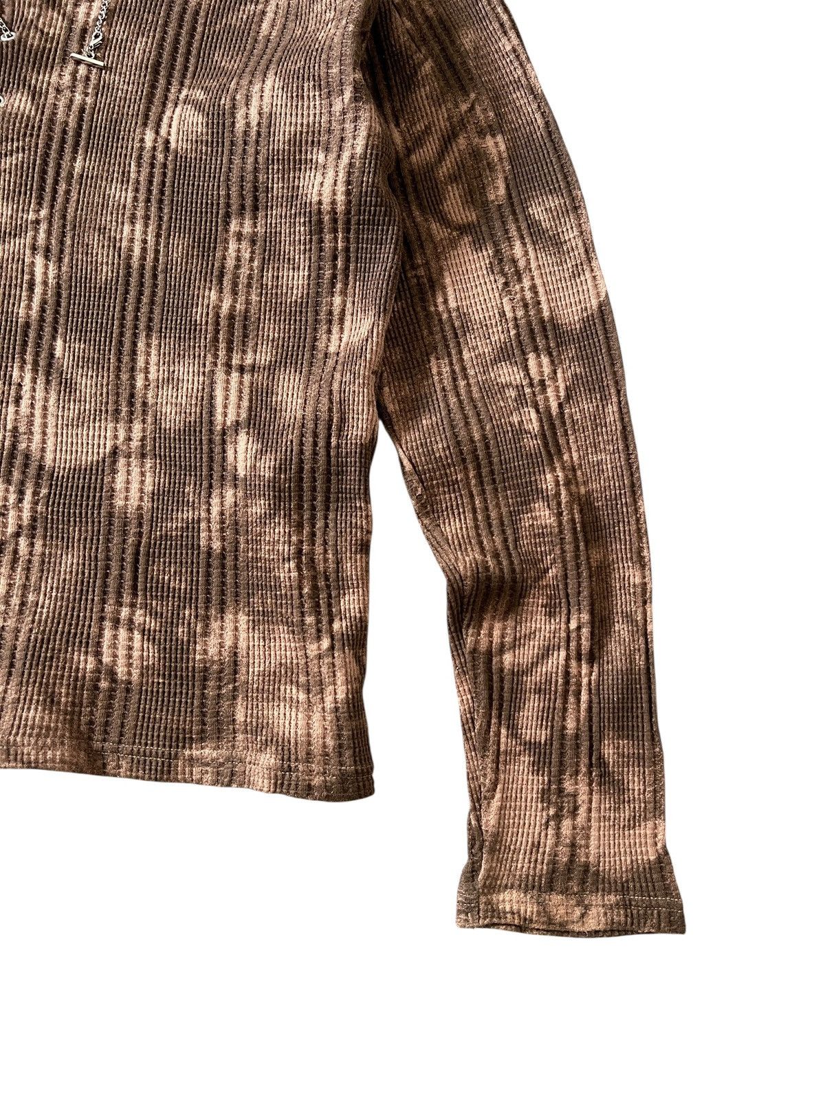 Japanese Brand Beaumere Aristocratic Bleached Metal Lace Longsleeve Shirt Size US M / EU 48-50 / 2 - 5 Thumbnail