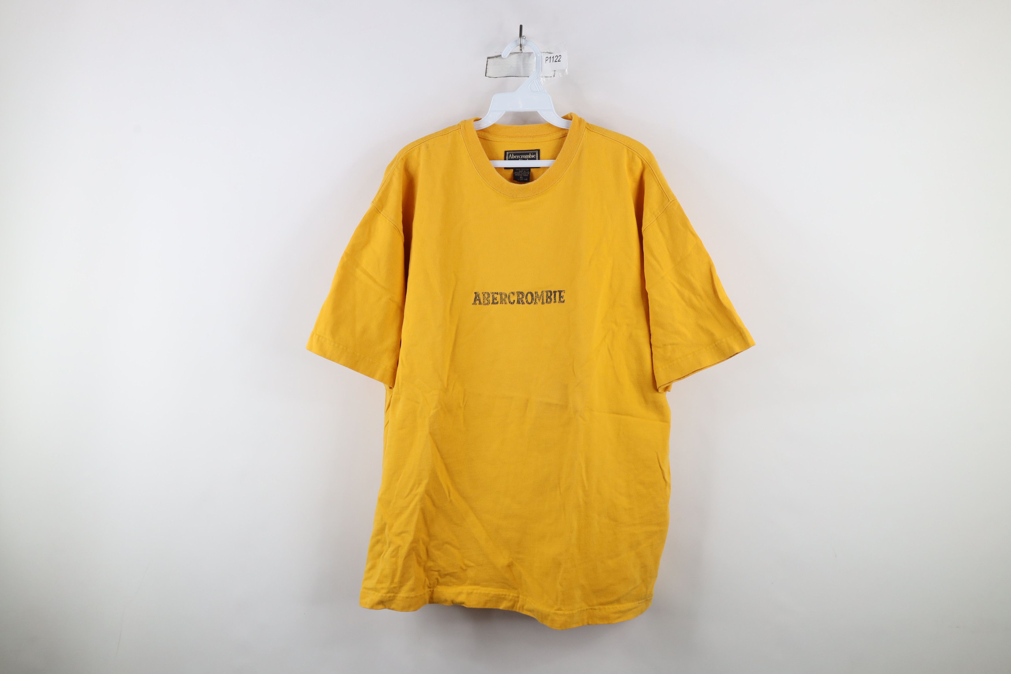 Abercrombie & Fitch × Vintage Vintage 90s Abercrombie & Fitch Spell Heavyweight T-Shirt Size US XL / EU 56 / 4 - 1 Thumbnail