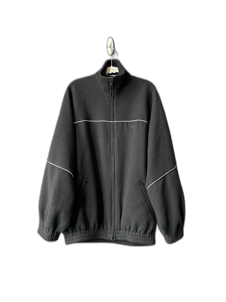 Balenciaga Balenciaga Black Fleece Zip Jacket-2505 Size US M / EU 48-50 / 2 - 1 Thumbnail