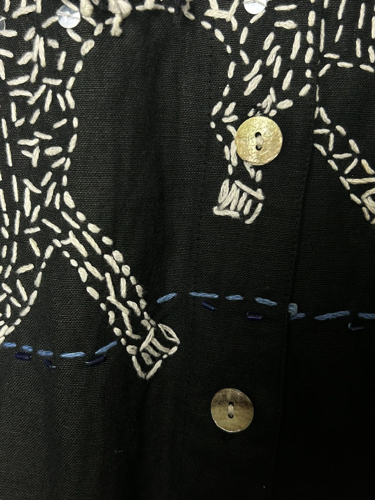 Japanese Brand Lemon Grass Hand Stitched Zebra Shirt Size US L / EU 52-54 / 3 - 11 Thumbnail