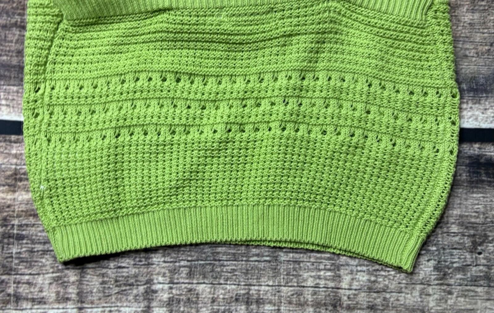 Luchiano Visconti Anthropologie Lush Crop Top Womens S Off the Shoulders Knit Size S / US 4 / IT 40 - 7 Thumbnail