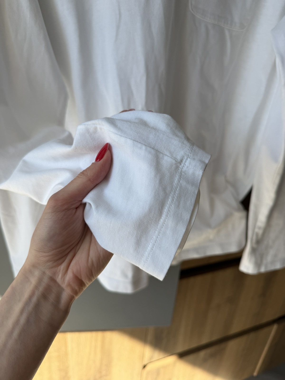 Loewe Loewe Anagram Cotton White Long Sleeve T-Shirt Size US M / EU 48-50 / 2 - 5 Thumbnail
