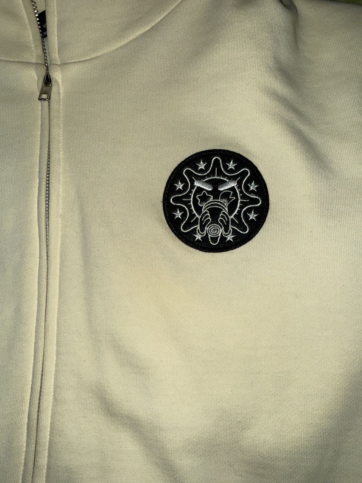 Glo Gang Glo Man Full Zip Hoodie (Pale Yellow) Size US XL / EU 56 / 4 - 3 Thumbnail