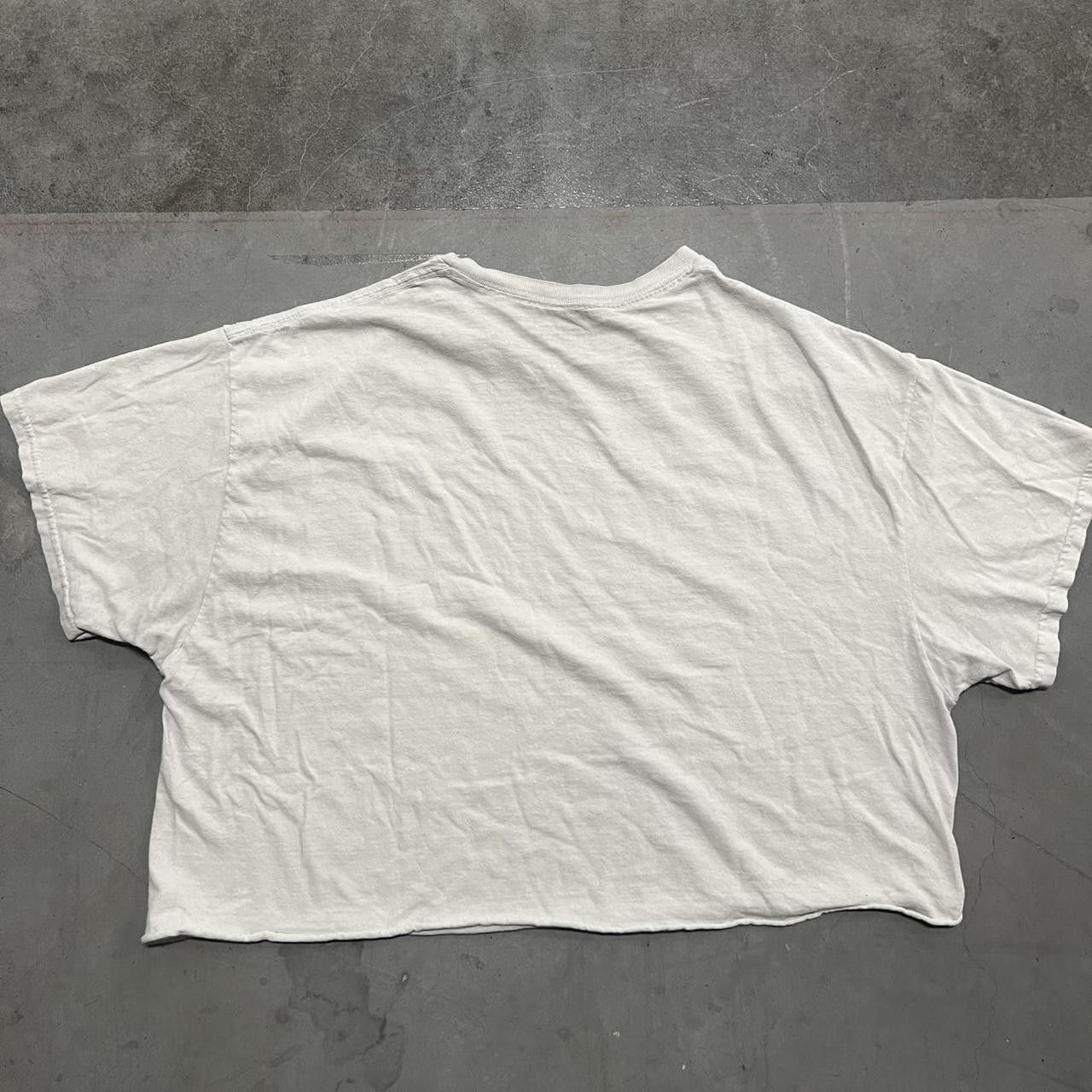 Sublime Crazy Vintage Y2K/2000s Sublime Crop Top Graphic White Tee! Size XL / US 12-14 / IT 48-50 - 3 Thumbnail