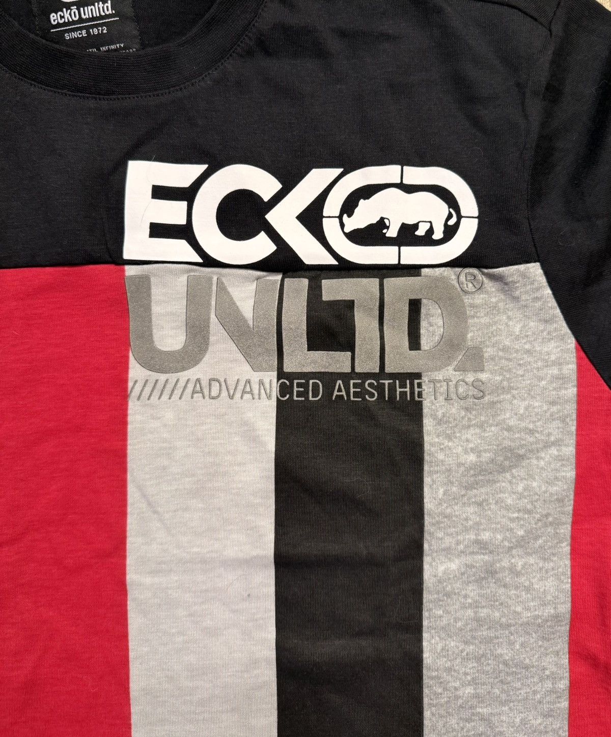 Ecko Unltd. Ecko Unltd Men's T-Shirt Vertical Striped Size Medium Size US M / EU 48-50 / 2 - 2 Thumbnail