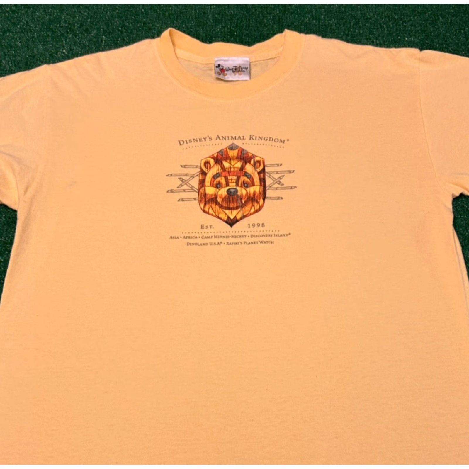 Disney VINTAGE Disney Winnie The Pooh Shirt Mens Size M Yellow 90s Cartoon USA VTG Size US M / EU 48-50 / 2 - 3 Thumbnail