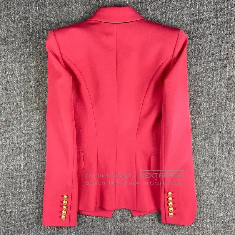 Balmain Balmain Women's Fuchsia Cotton Jacket . Size S / US 4 / IT 40 - 2 Thumbnail