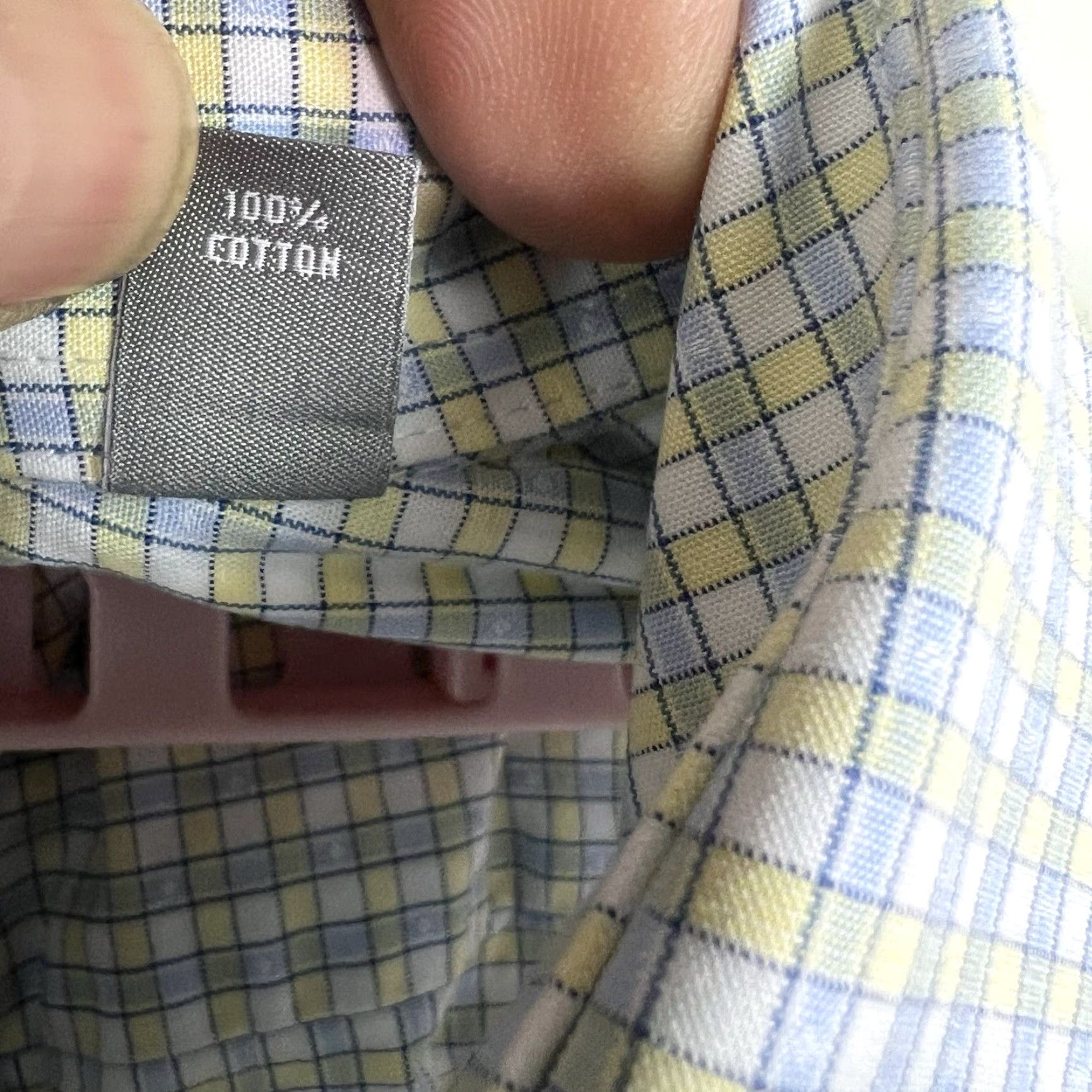 Michael Kors VINTAGE Michael Kors Slim Fit Striped Button-Up Shirt Mens XL Blue Cotton 2010s Classic Size US XL / EU 56 / 4 - 7 Thumbnail