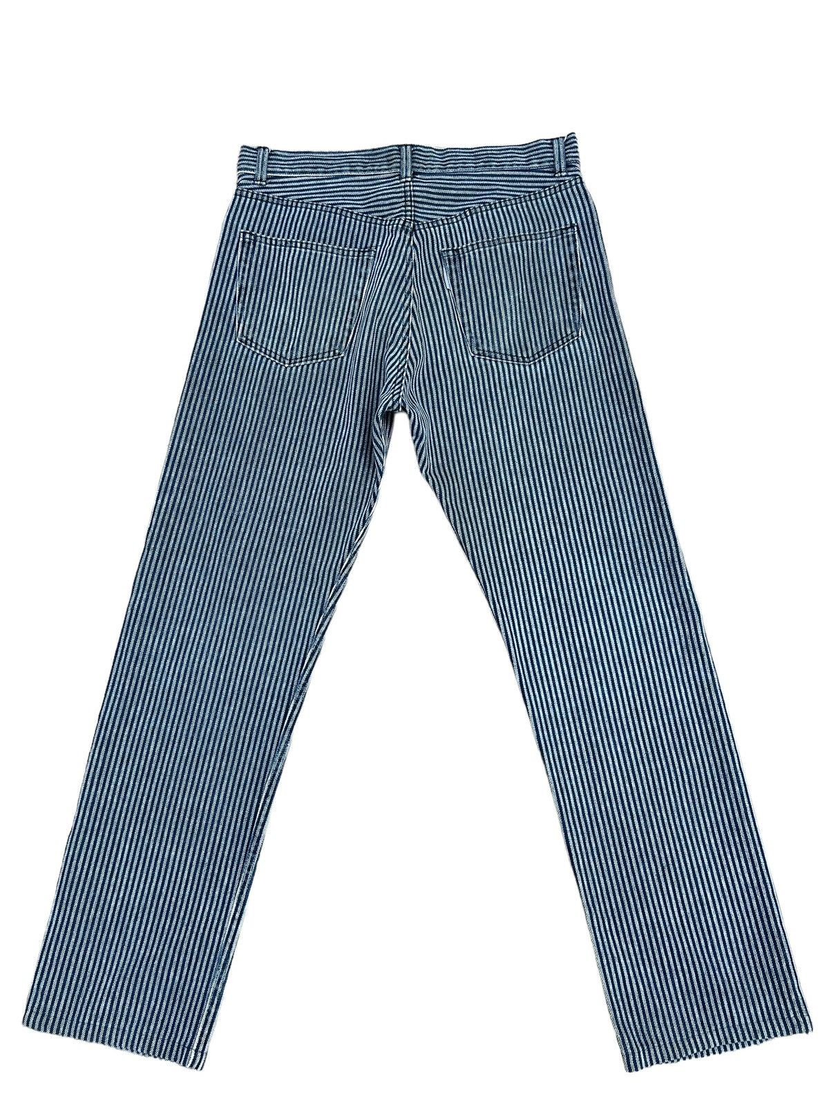 Devilock Vintage Devilock Japan Fade Striped Denim Pant Size US 30 / EU 46 - 2 Thumbnail