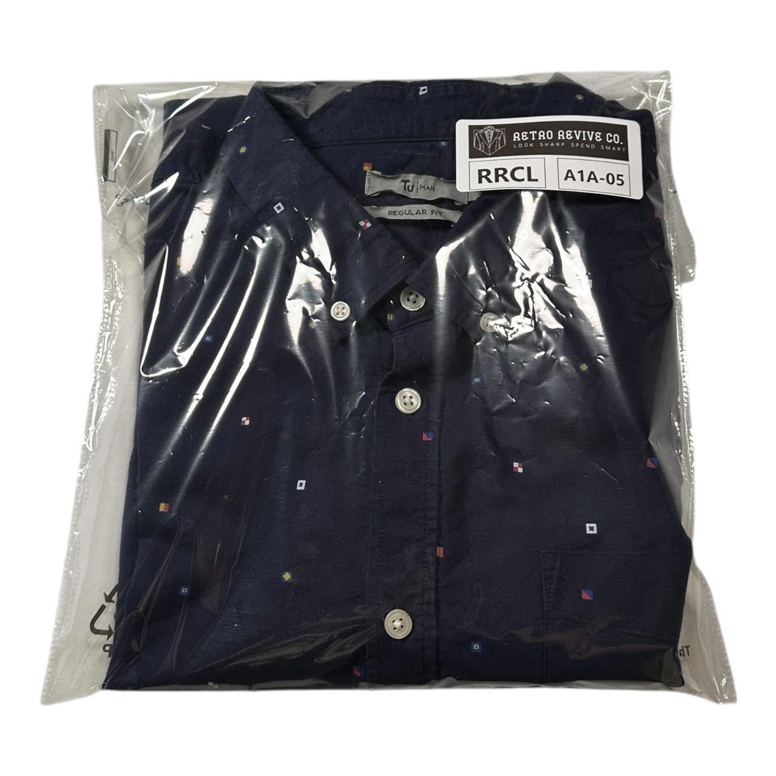 Other Tu Man Shirt Men's UK Size XL Blue Regular Fit Short Sleeve Size US XL / EU 56 / 4 - 6 Thumbnail