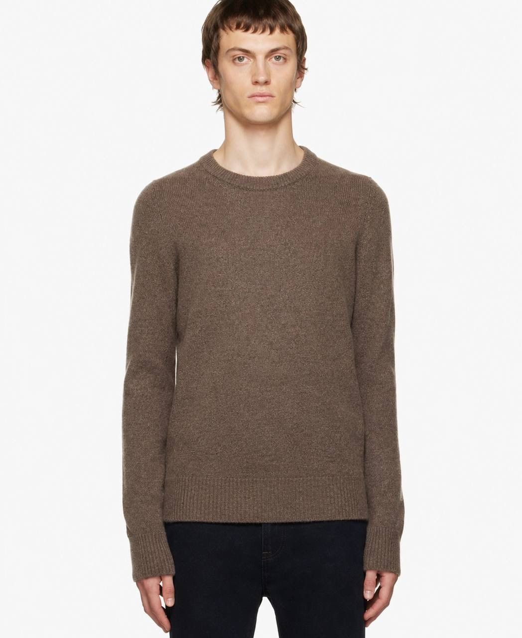 Acne Studios Acne Studios Kai Reverse PAW16 Wool Brown Knit Sweater Size US S / EU 44-46 / 1 - 10 Thumbnail