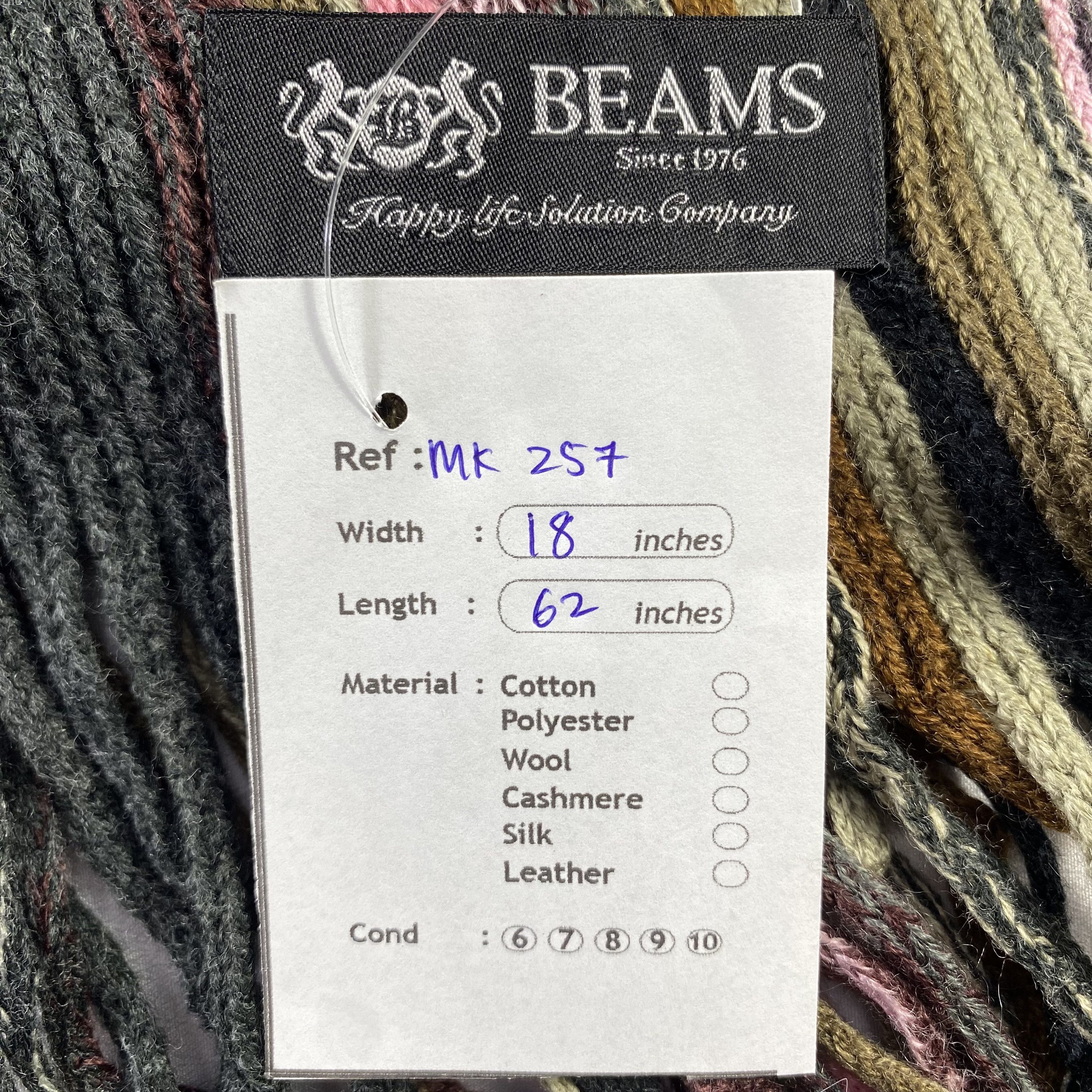 Beams Plus × Japanese Brand Beams Scarf Neck Wrap Knit Muffler Size ONE SIZE - 5 Thumbnail