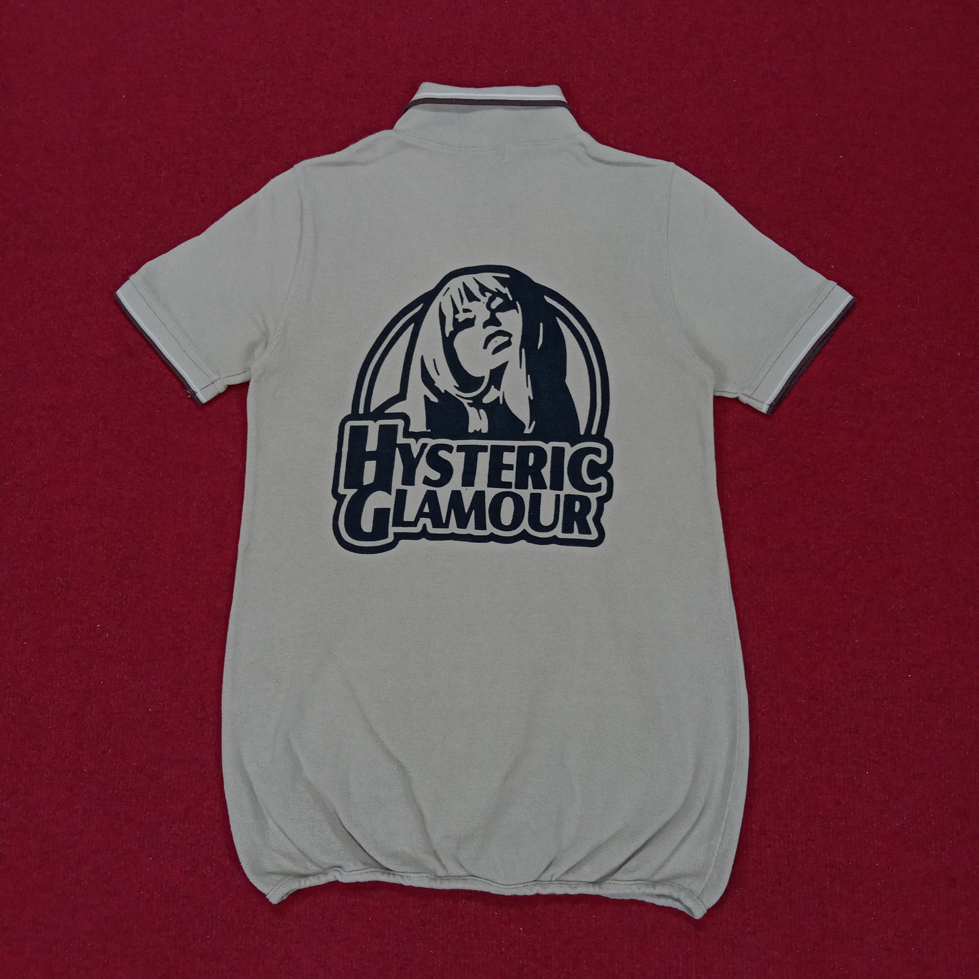 Hysteric Glamour × Japanese Brand × Vintage Hysteric Glamour Streetwear Casual Style Custom Art Polos Size US XS / EU 42 / 0 - 1 Thumbnail
